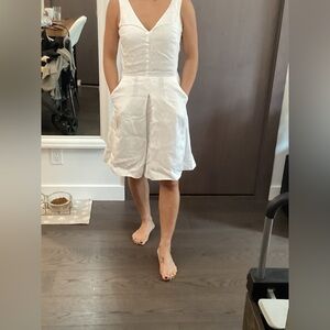 White linen dress size small